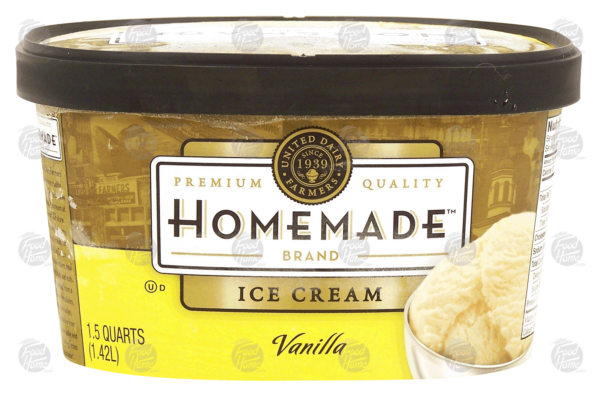 Homemade  vanilla ice cream Full-Size Picture